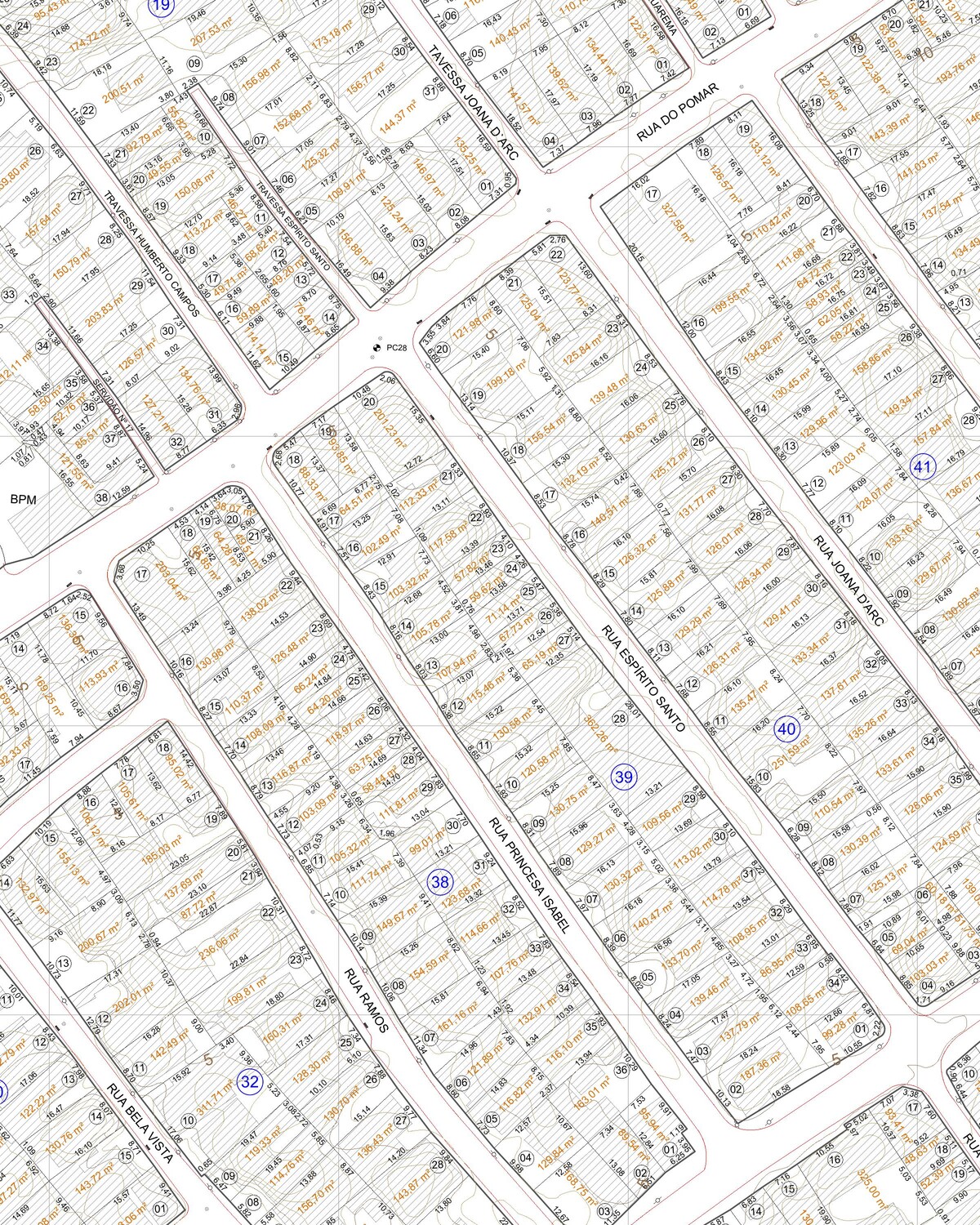 Projeto urbanístico